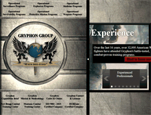 Tablet Screenshot of gryphonsecurity.com